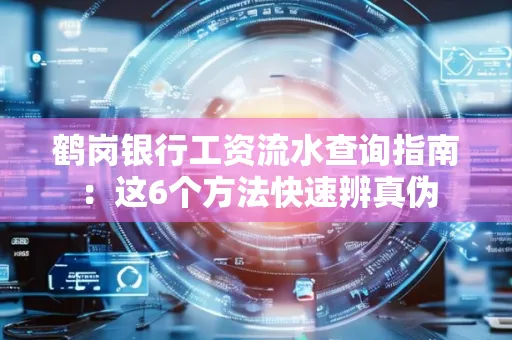鹤岗银行工资流水查询指南:这6个方法快速辨真伪