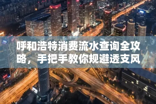呼和浩特消费流水查询全攻略,手把手教你规避透支风险