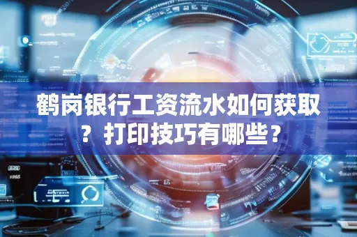 鹤岗银行工资流水如何获取?打印技巧有哪些?