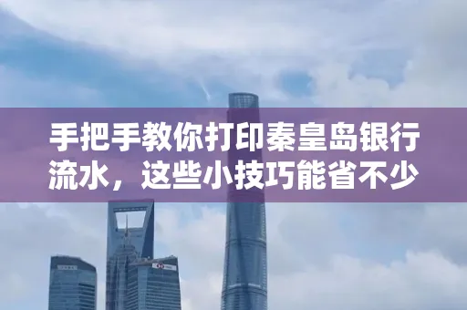 手把手教你打印秦皇岛银行流水,这些小技巧能省不少事