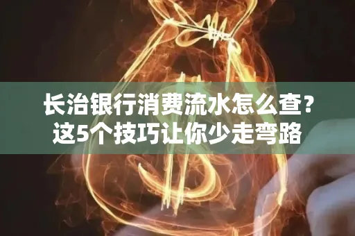 长治银行消费流水怎么查?这5个技巧让你少走弯路