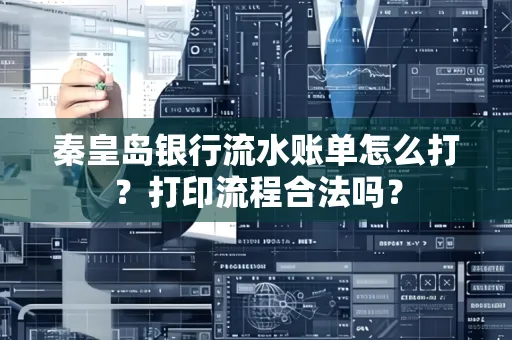 秦皇岛银行流水账单怎么打?打印流程合法吗?
