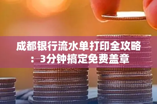 成都银行流水单打印全攻略:3分钟搞定免费盖章