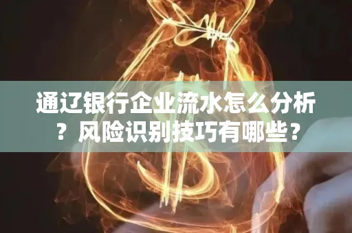 通辽银行企业流水怎么分析?风险识别技巧有哪些?