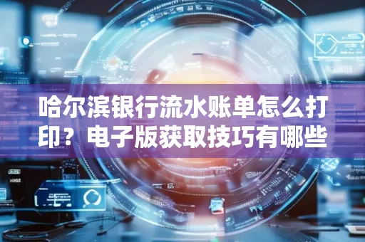 哈尔滨银行流水账单怎么打印？电子版获取技巧有哪些