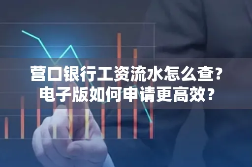 营口银行工资流水怎么查?电子版如何申请更高效?