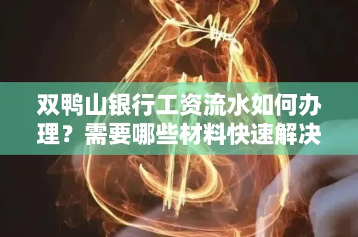 双鸭山银行工资流水如何办理?需要哪些材料快速解决