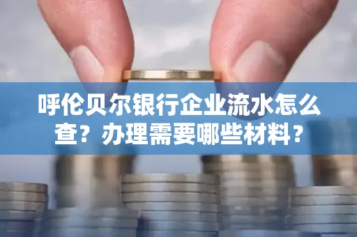 呼伦贝尔银行企业流水怎么查?办理需要哪些材料?
