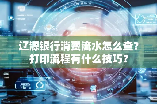 辽源银行消费流水怎么查?打印流程有什么技巧?