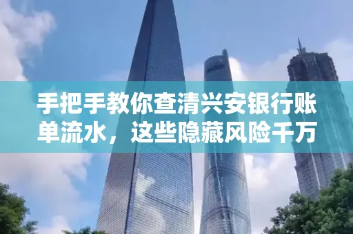手把手教你查清兴安银行账单流水,这些隐藏风险千万注意!