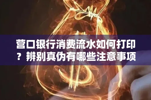 营口银行消费流水如何打印?辨别真伪有哪些注意事项?