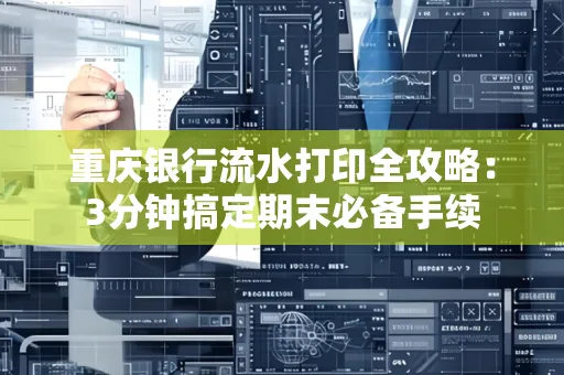重庆银行流水打印全攻略:3分钟搞定期末必备手续