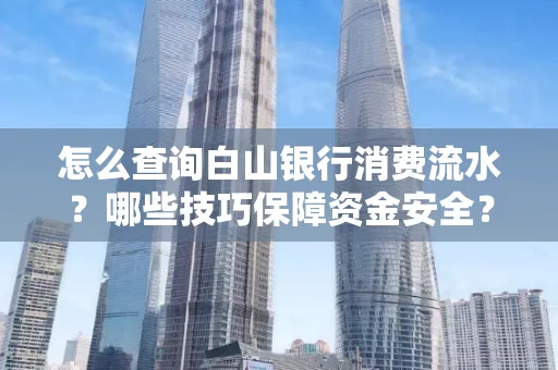 怎么查询白山银行消费流水?哪些技巧保障资金安全?