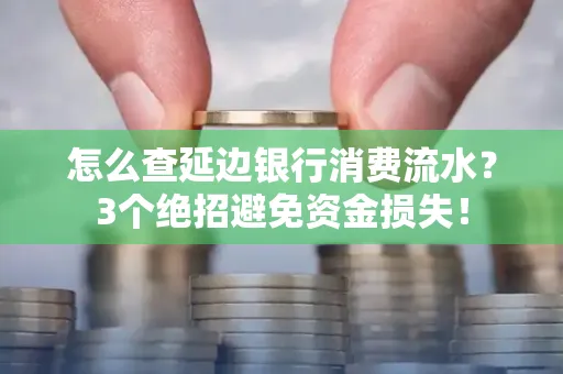 怎么查延边银行消费流水?3个绝招避免资金损失!