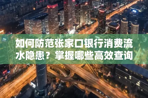 如何防范张家口银行消费流水隐患?掌握哪些高效查询技巧?